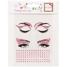 Lukky стразы-наклейки для лица 
