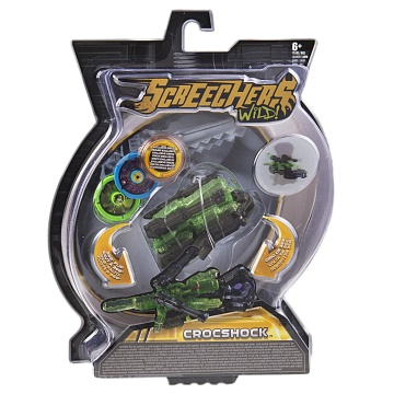 Дикие Скричеры. Машинка-трансформер Крокшок л2 ТМ Screechers Wild 34827