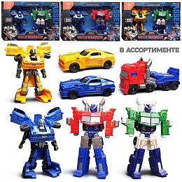 Робот трансформирующийся 2 в 1 грузовик и машина 908-21B
