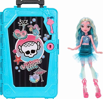 Кукла Monster High Gore-geous Oasis Lagoona Blue Монстер Хай с чемоданом Лагуна JDR51