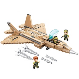 Конструктор 22013 376дет Thunder Mission Thunderbolt Fighter 
