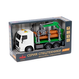 Автомобиль-лесовоз инерционный (со светом и звуком) (в коробке) 30130