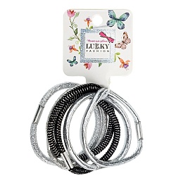 Lukky Fashion набор из 6 резинок д.волос Металлика Т24089