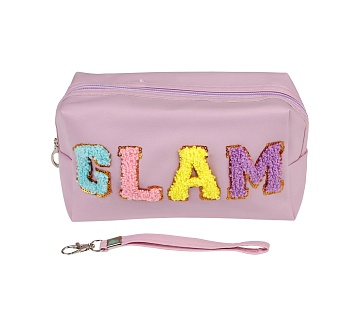 Lukky Косметичка с вышивкой плюшевыми буквами Glam Style Т24812