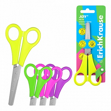 Ножницы ErichKrause JOY ®, 13.5см, ассорти 15602