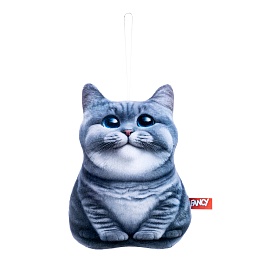 Подарочная игрушка Серый кот PRIKO1