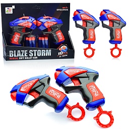 Набор из 2 бластеров Blaze Storm с мягкими снарядами