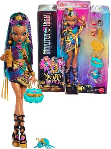 Кукла Monster High Nefera de Nile - Монстр Хай Нефера де Нил королевская мумия JDR48