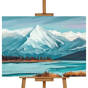 Картина по номерам "Горный пейзаж" 40*50см. MKR5040-90