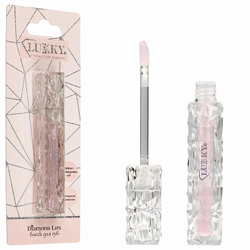 Lukky Diamond Lips Блеск для губ "эффект перламутровых губ" Т26498