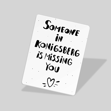 Магнит "Someone in Kenigsberg"