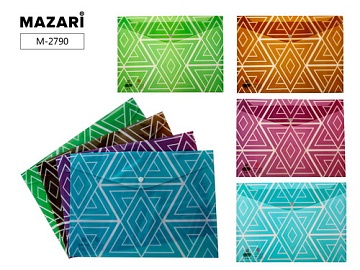 Папка канцелярская Pattern, 26х36см, пластиковая M-2790