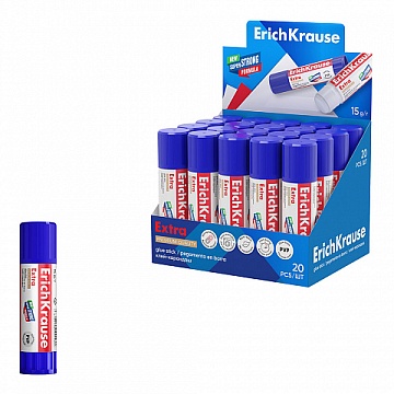 Клей-карандаш ErichKrause Extra, 15г 4443