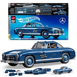 Конструктор Mattel Hot Wheels - Сборная машина Mercedes-Benz 300 SL, 1600 деталей - Хот Вилс HWW25