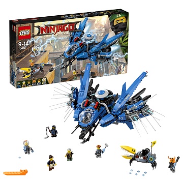 Lego Ninjago САМОЛЁТ-МОЛНИЯ ДЖЕЯ 70614 Лего Ниндзяго--