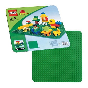 Lego Duplo Строительная пластина (38х38) 2304 Лего Дупло--
