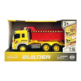 Самосвал Builder инерц. свет. звук 1:16 WY310B Т27521