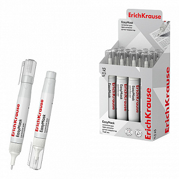 Ручка-корректор ErichKrause EasyMask, 7мл  55989