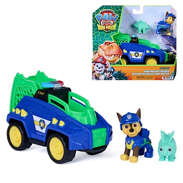 Щенячий патруль. Игровой набор Дино Машинка с фигуркой Чейз, 20см. Paw Patrol 73304