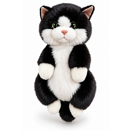 Мягкая игрушка Кошка рюкзак 45см черная JX904032621BK