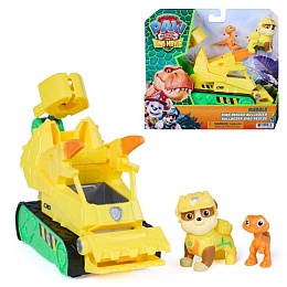 Щенячий патруль. Игровой набор Дино Машинка с фигуркой Крепыш, 20см. Paw Patrol 73307