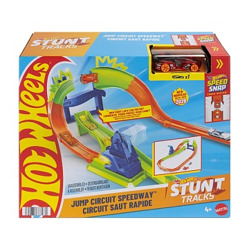 Hot Wheels Игровой набор автотрек Трасса для прыжков JHK74