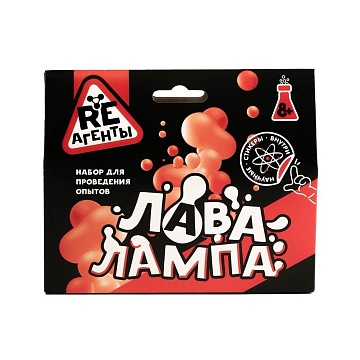 Научно-познавательный набор "Лава-лампа", красный модели Re-агенты EX163T