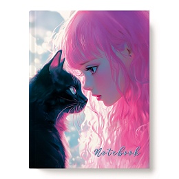Книжка записная А6 64л 7БЦ глянц лам Глаза в глаза ПП2030850